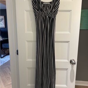 Coco & Tashi Striped Maxi Dress